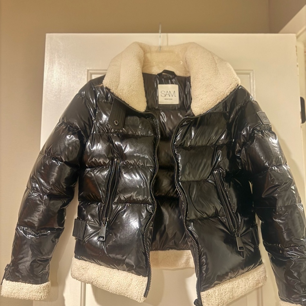 SAM black/white bomber jacket